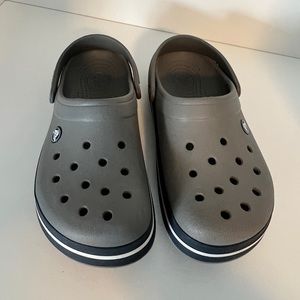 Gray Crocs size J 6 (youth)